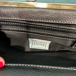 Vintage Cynthia Rowley Clasp bag/clutch with chain shoulder handle